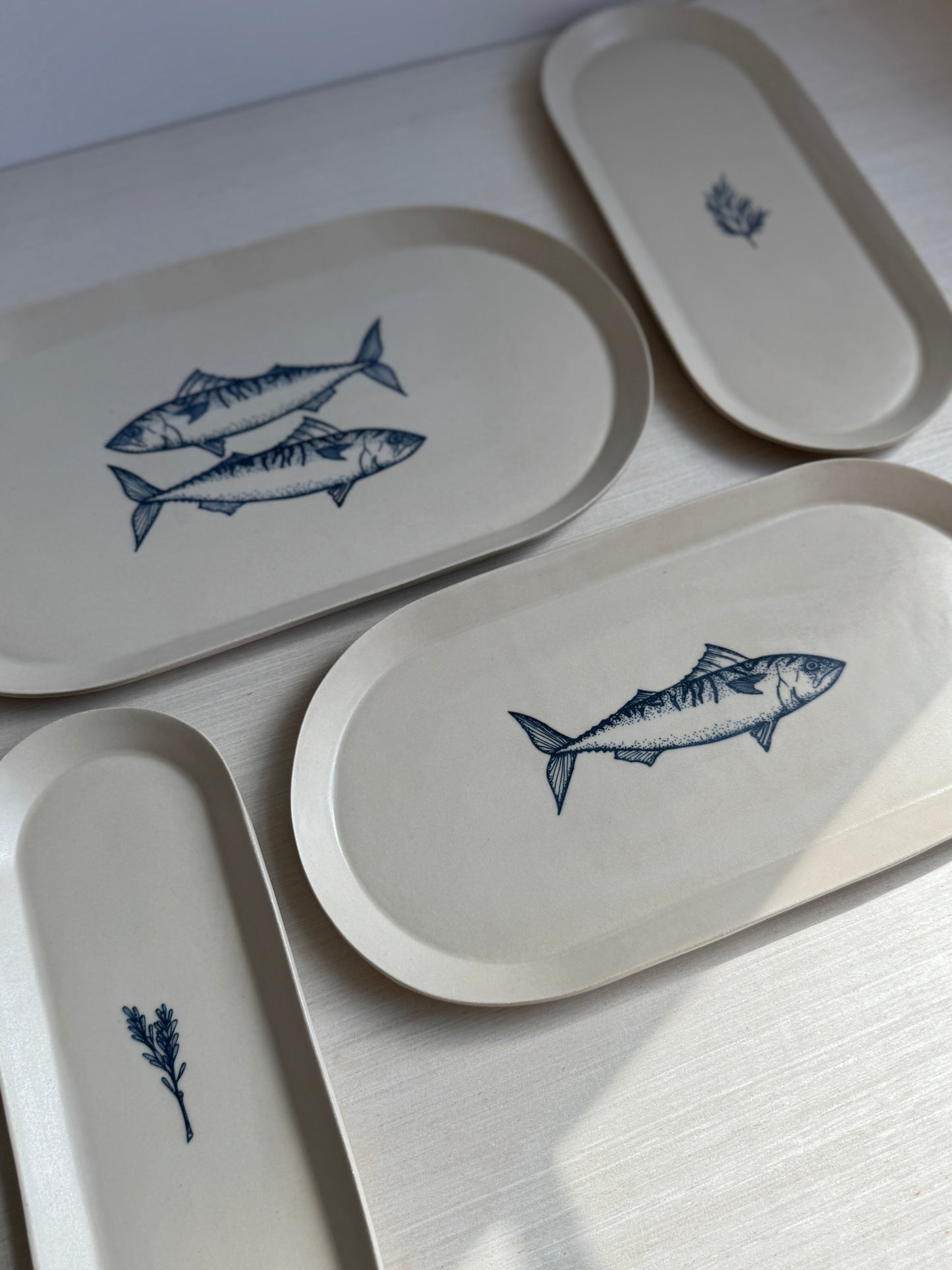 Fish oval plate | XXL