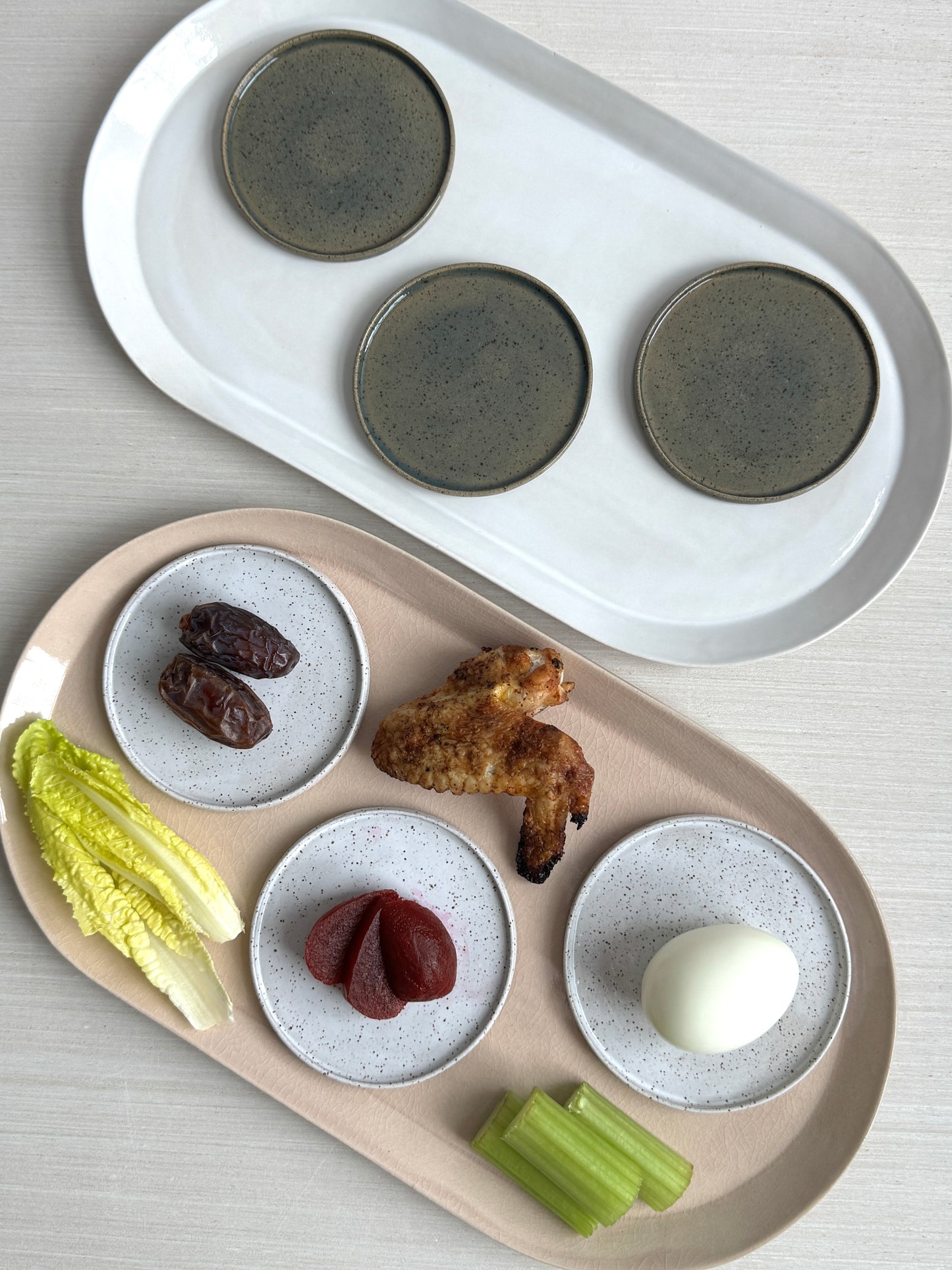 Oval Passover Plate