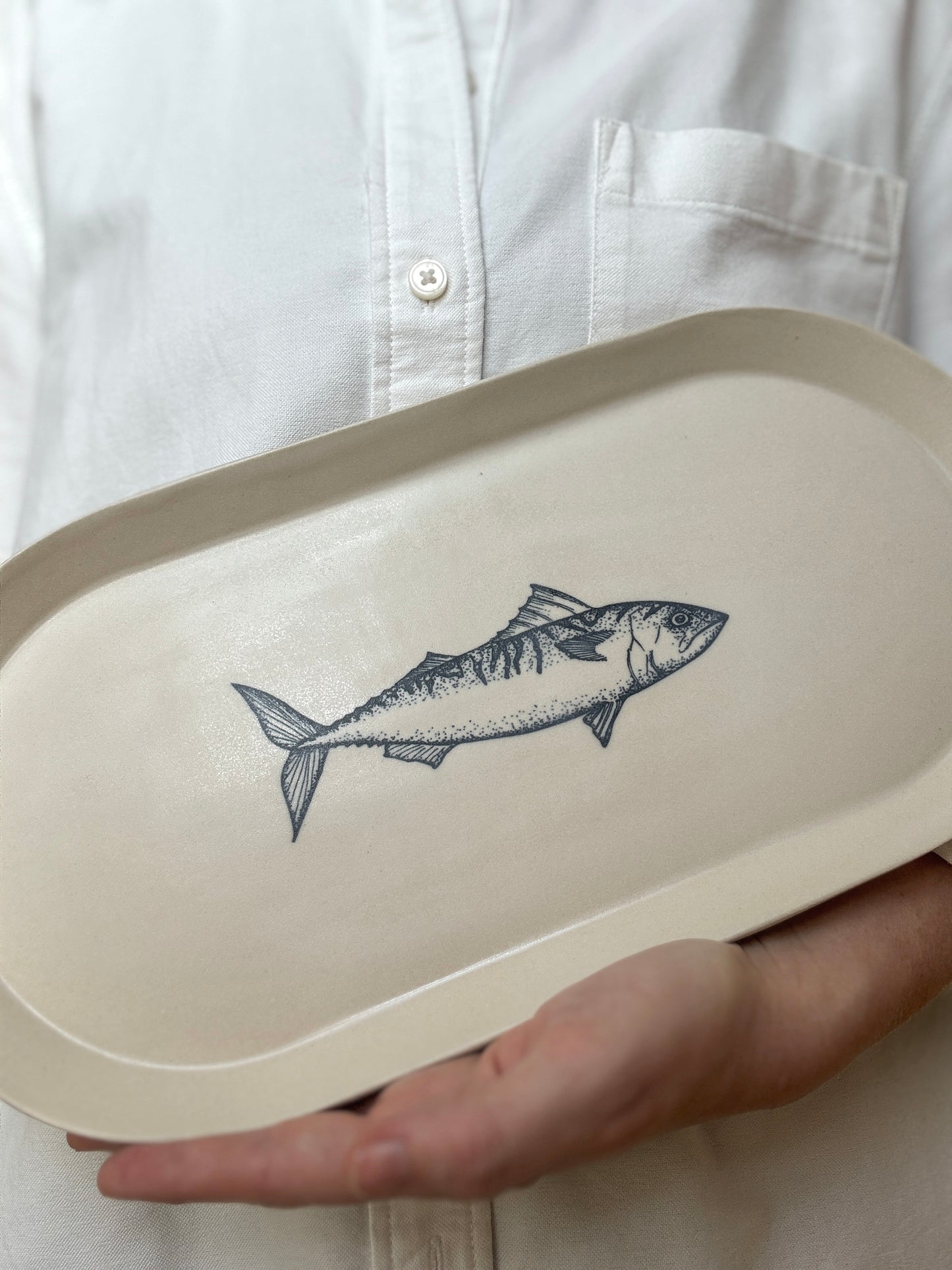 Fish oval plate | XL