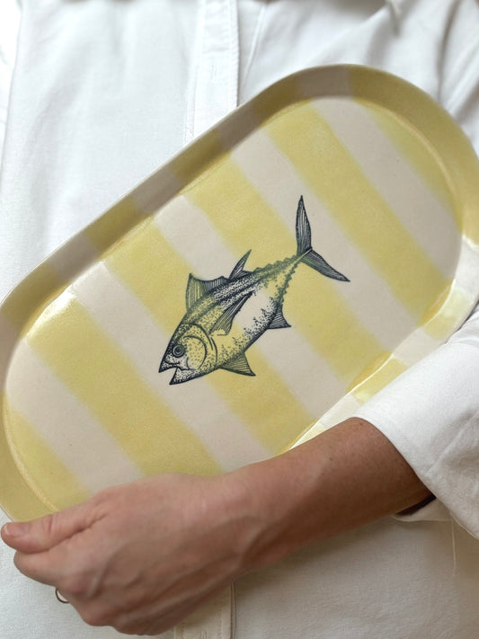 Fish oval plate | XXL