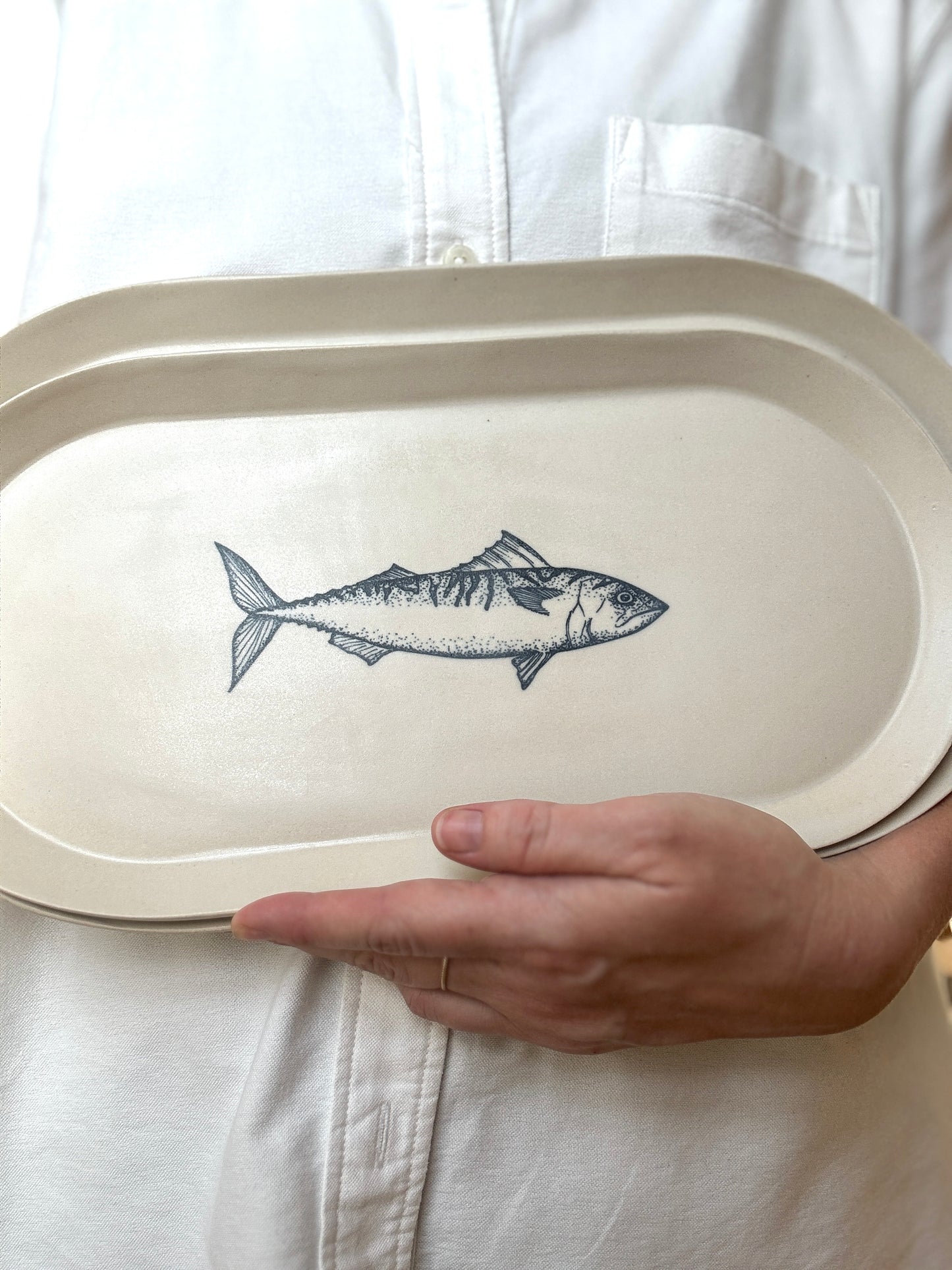 Fish oval plate | XL