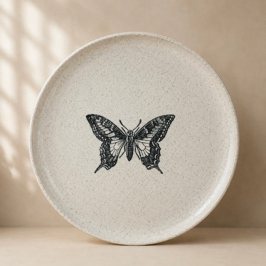 Large round plate