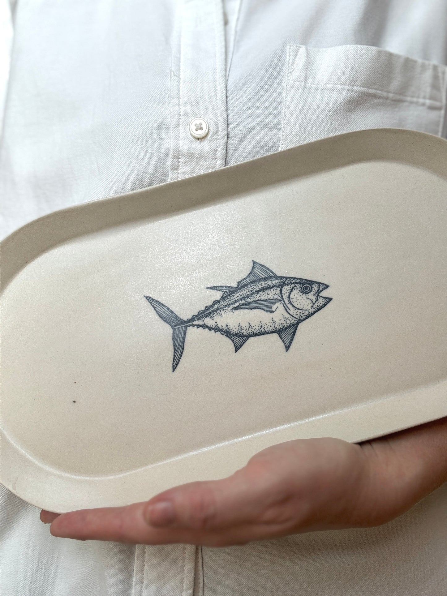 Fish oval plate | XL