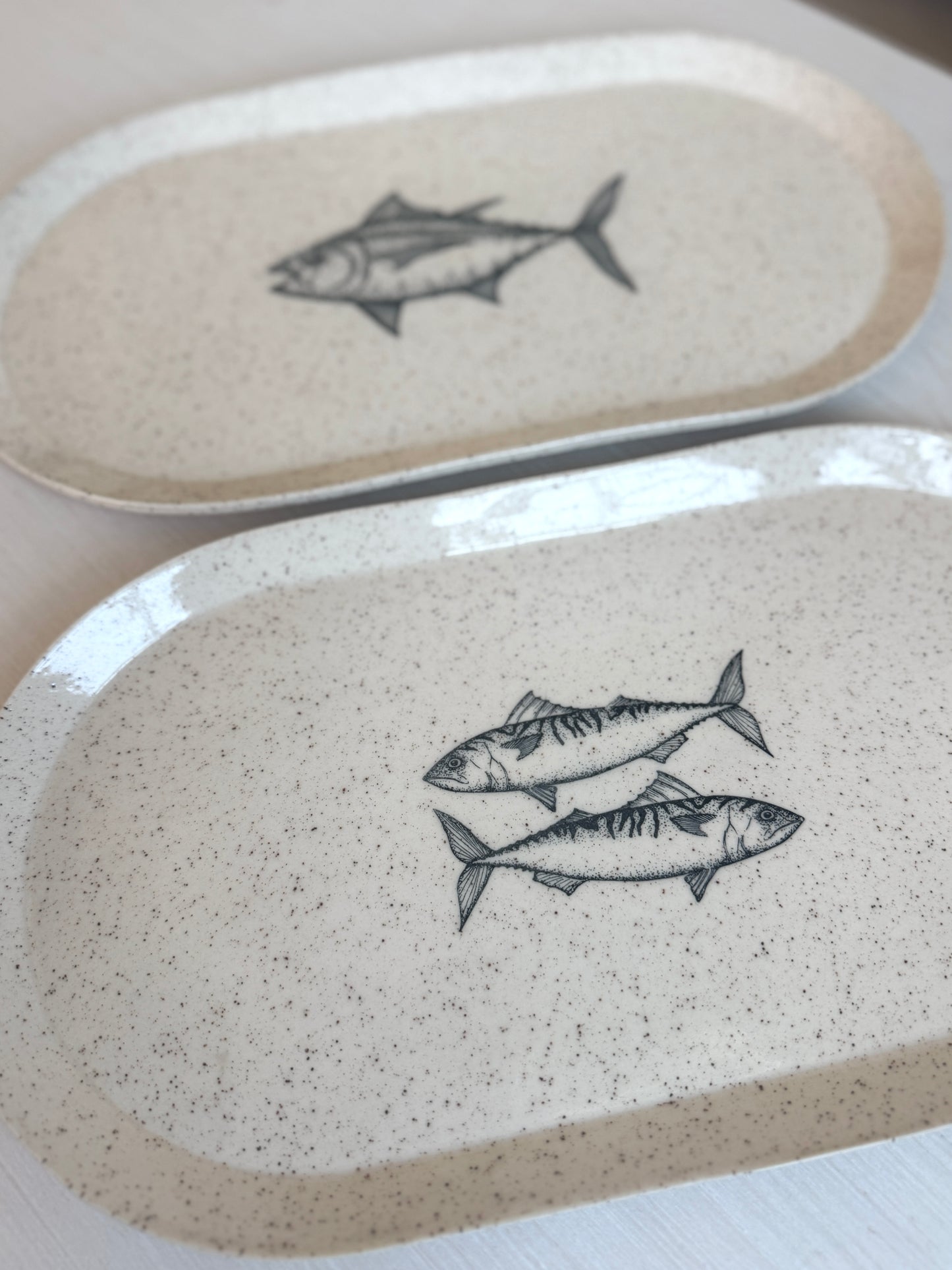 Fish oval plate | XXL
