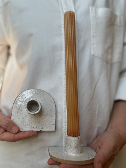Single taper candle holder