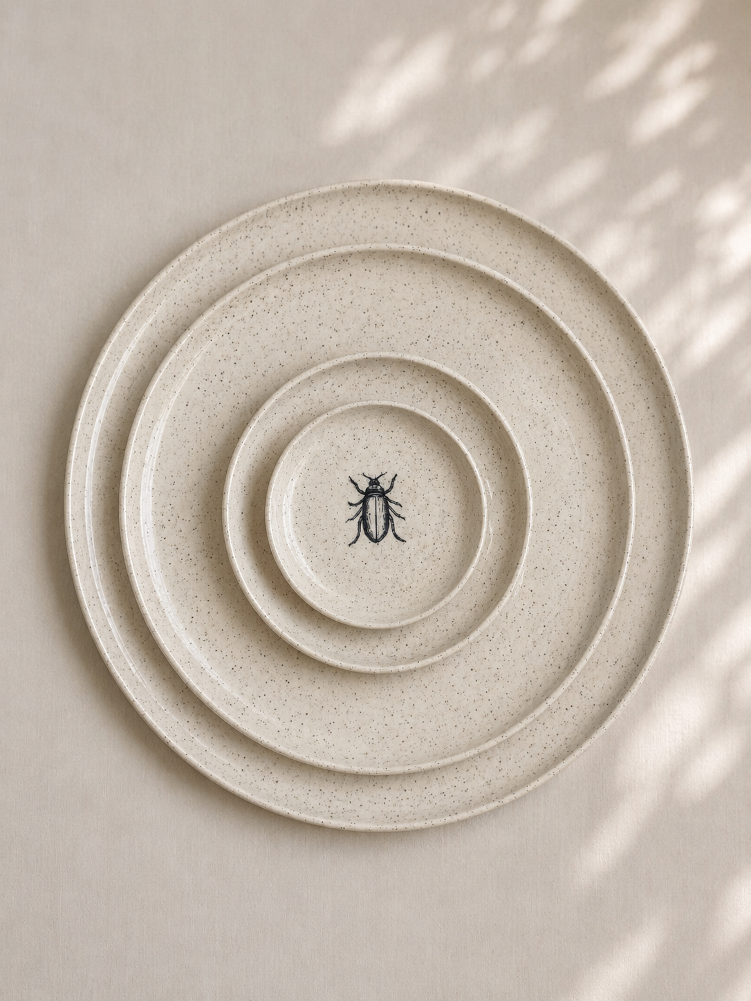 Large round plate